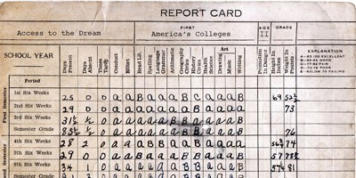 Grading Colleges on Access to the American Dream