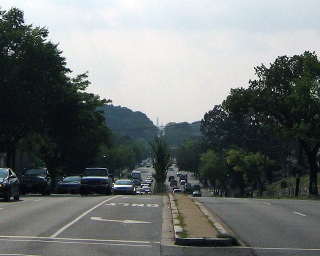 The Capitol and the Washington Monument can be seen from the heart of the Capitol View neighborhood.