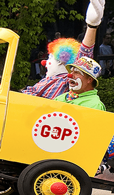 There Sure Are A Lot of Clowns in This Car