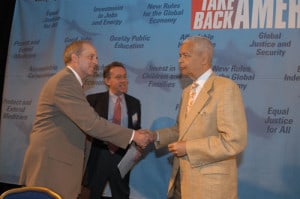 Hickey intros Julian Bond and Wes Boyd, MoveOn founder