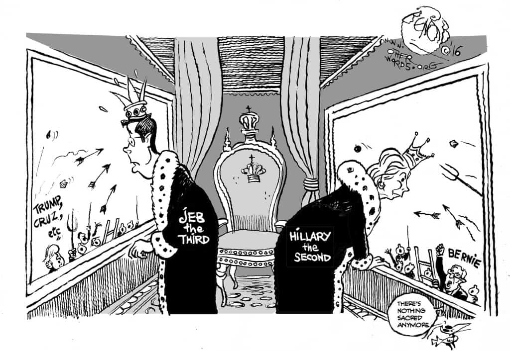 bush-clinton-dethroning-otherwords-cartoon